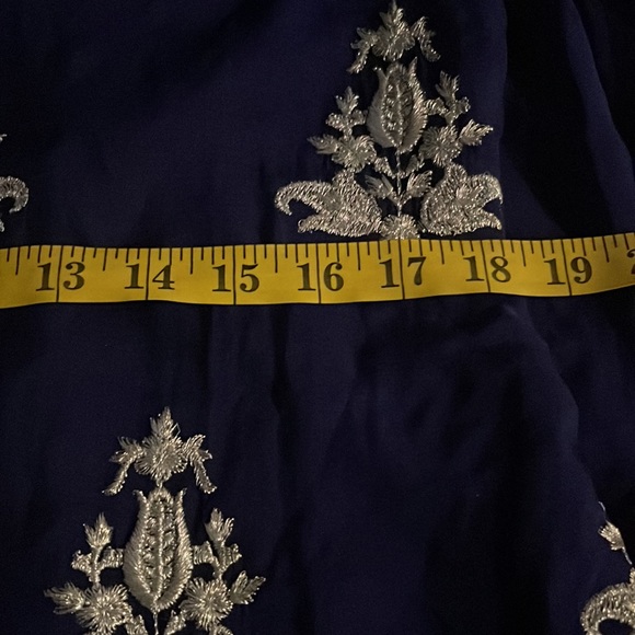 Navy blue shalwar kameez and dupatta Pakistani / Indian - Picture 5 of 9